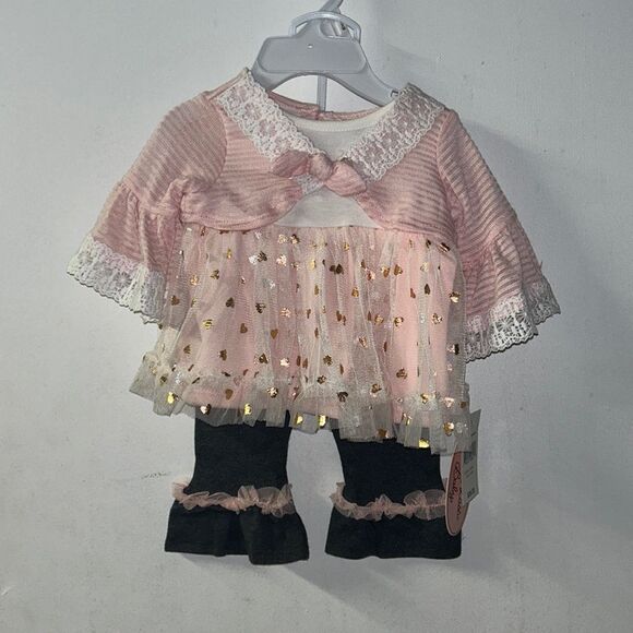 Nwt fancy heart outfit 2 piece - Picture 1 of 2